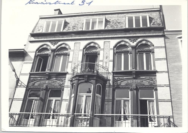 Ouderlijk huis Liliane Baels in de kaaistraat te Oostende